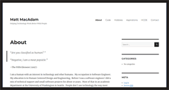 Desktop Screenshot of mattjm.com