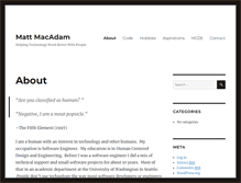 Tablet Screenshot of mattjm.com